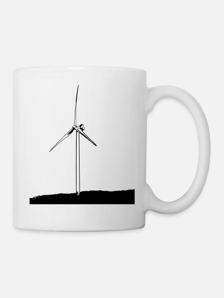 windmill - Mug - white