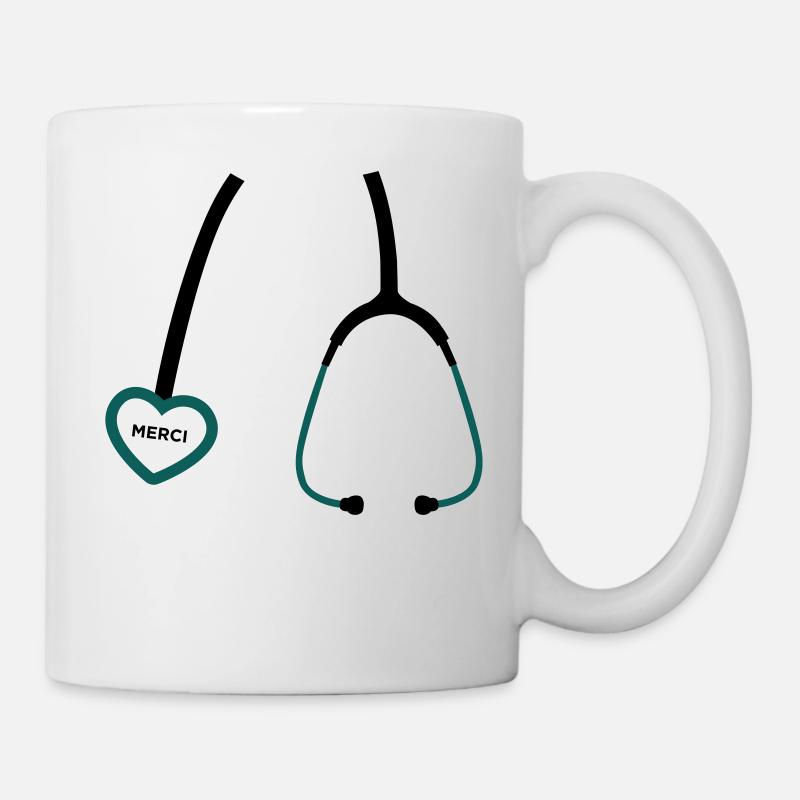 Merci Docteur - Mug blanc - blanc