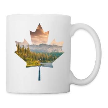Ahronblatt Canada Nature Forest Lake Mountains Camping - Mug - white - Right