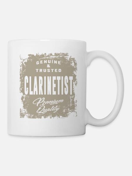 Echter Klarinettist - Tasse - Weiß