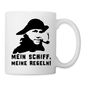 Mein Schiff, meine Regeln! - Tasse - Weiß - Rechts
