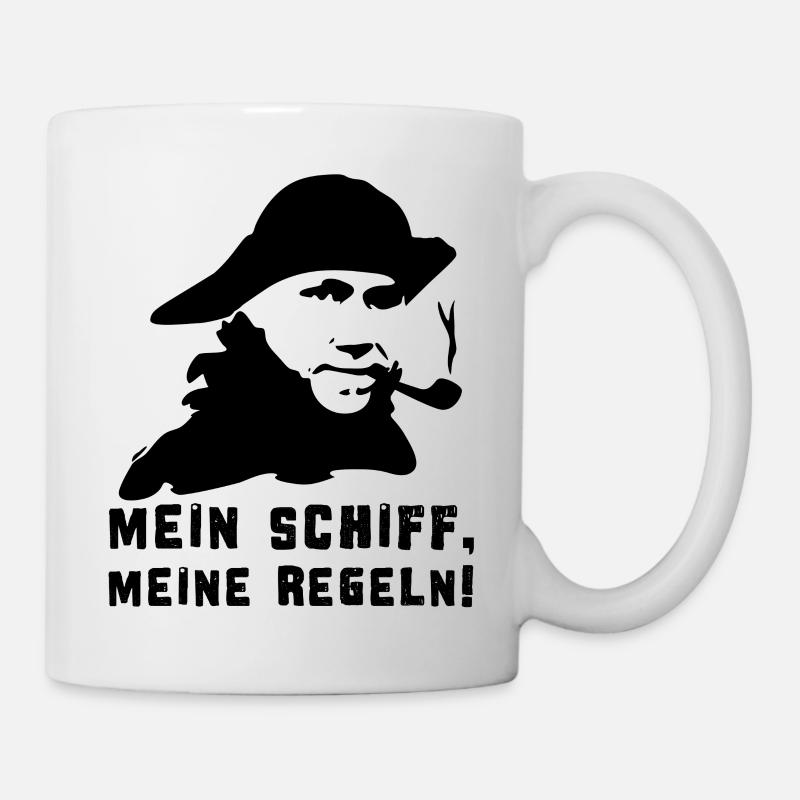 Mein Schiff, meine Regeln! - Tasse - Weiß
