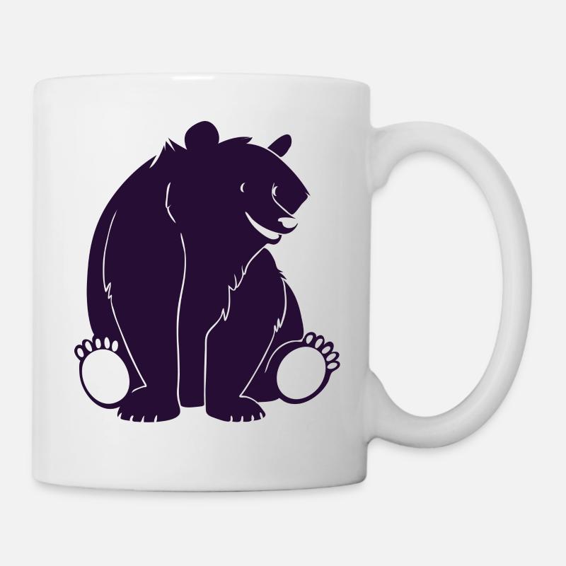 Ours brun - Mug blanc - blanc