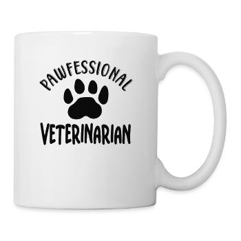 Veterinarian veterinarian saying - Mug - white - Right