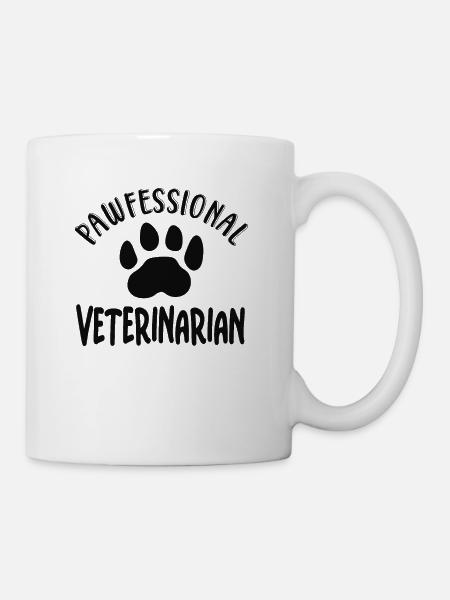 Vétérinaire vétérinaire disant - Mug blanc - blanc