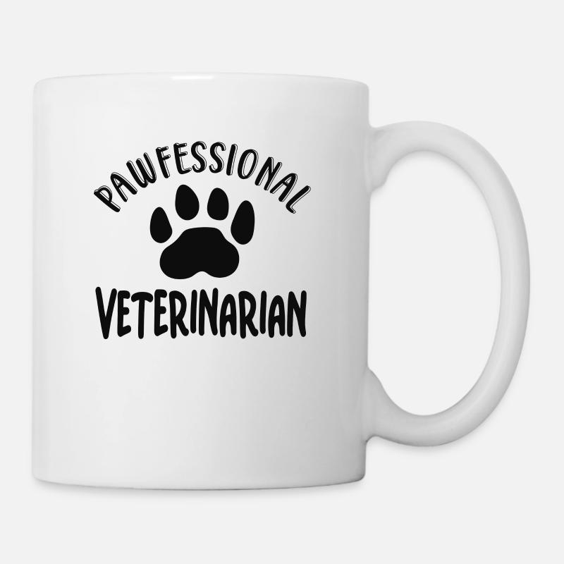 Tiermediziner Tierarzt Spruch - Tasse - Weiß