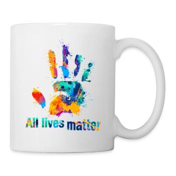 all lives matter - Mug - white - Right