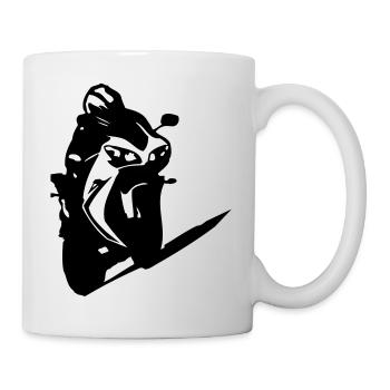 cyclomoteur2 - Mug blanc - blanc - Droite
