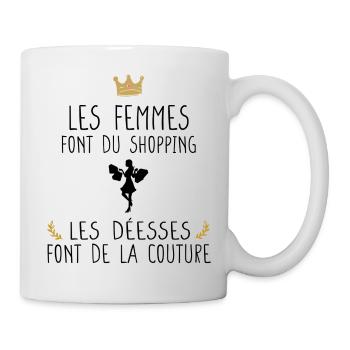 Couture - Cadeau - Humour - Couturière - Mug blanc - blanc - Droite