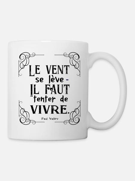 Le vent se lève... - Tasse - Weiß