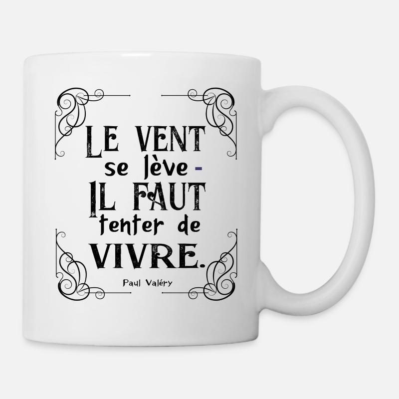 Le vent se lève... - Tasse - Weiß