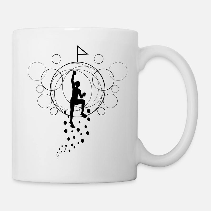 Bouldern Design - Tasse - Weiß