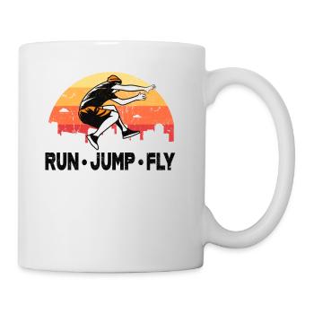 Parkour freerunner vintage - Mug blanc - blanc - Droite