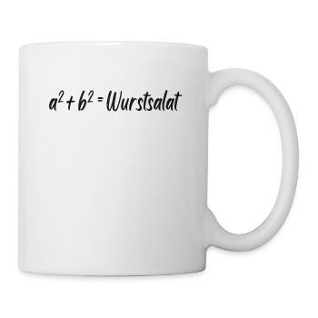 Mathe Mathematiker Humor Schule lustige Sprüche - Tasse - Weiß - Rechts