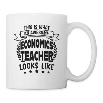 Economics teacher economics teacher fun gift - Mug - white - Right