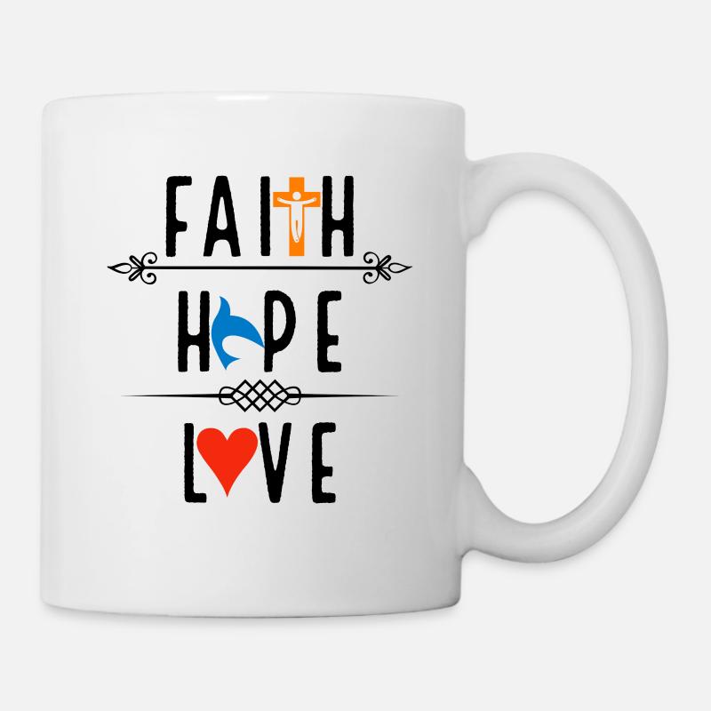Jesus Jesus Jesus Christlich Christlich Christlich - Tasse - Weiß