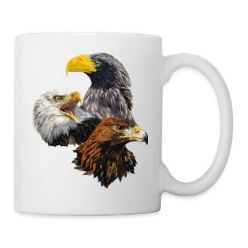 Oiseaux de proie - Mug blanc - blanc - Droite