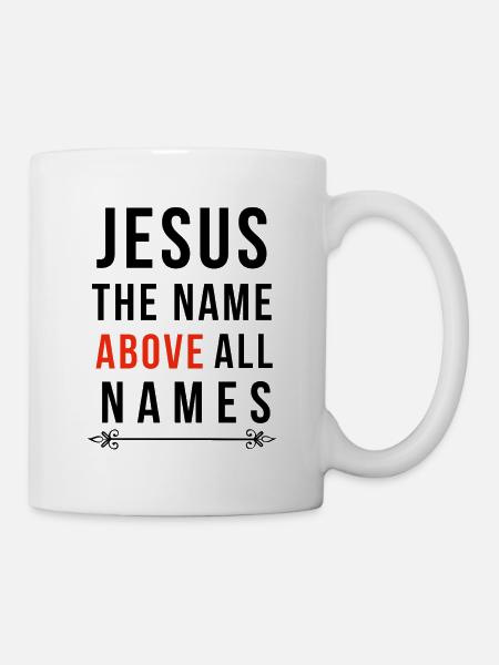 Jesus, Jesus, Jesus Christian Christian Christian - Mug - white
