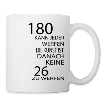 Darts Dart - Tasse - Weiß - Rechts