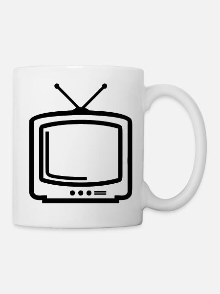 tv - Mug - white