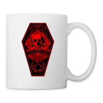 Till Death Do Us Part - Velvet Black Cult Clothing - Tasse - Weiß - Rechts