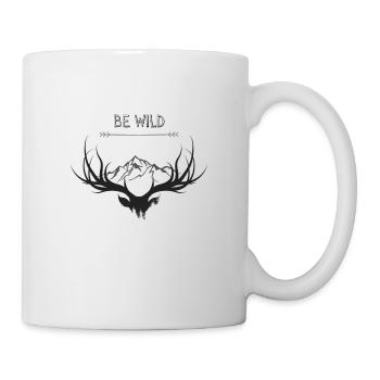 T-Shirt Hirsch Weihnachten Winterberg - Tasse - Weiß - Rechts