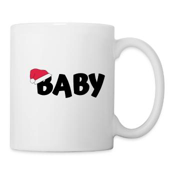 chapeau de noël bébé - Mug blanc - blanc - Droite