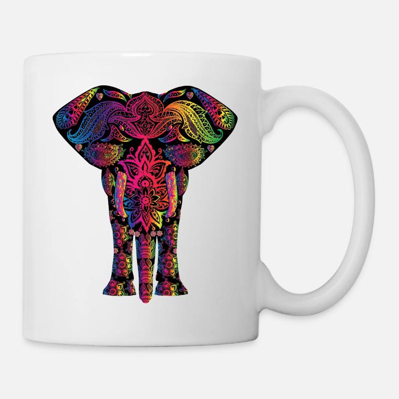 elephant - Mug - white