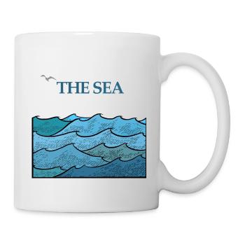 Les nageoires salées - La mer - Mug blanc - blanc - Droite