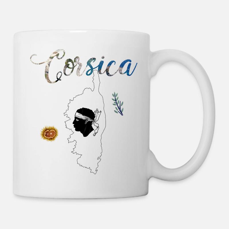 Corse Ile de Beauté - Mug blanc - blanc