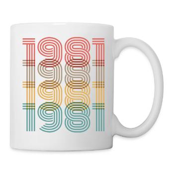 vintage 1981 - Mug - white - Right