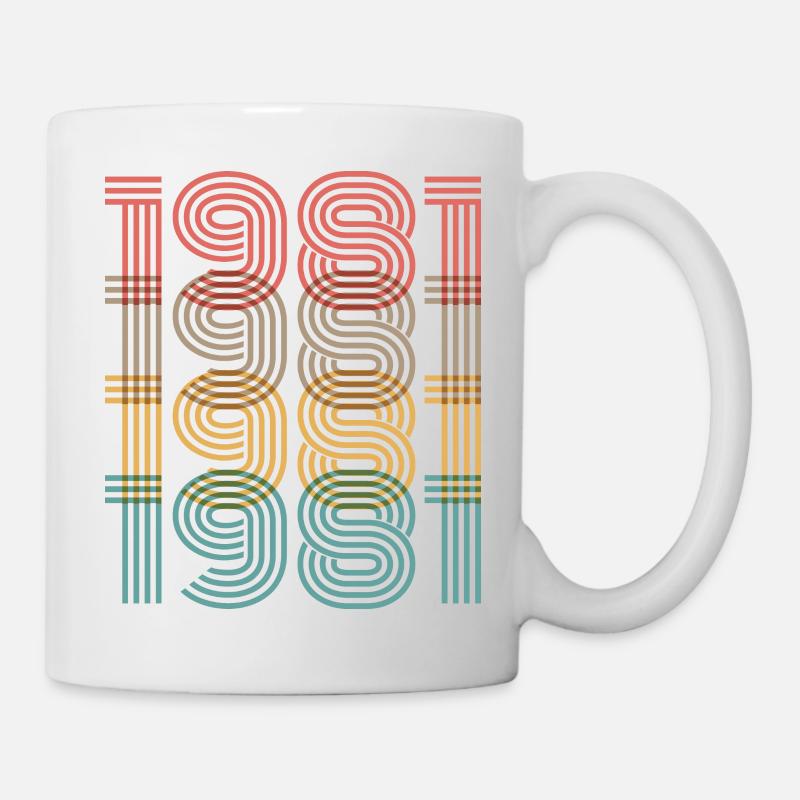 millésime 1981 - Mug blanc - blanc
