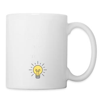 Je suis une lumière - Mug blanc - blanc - Droite