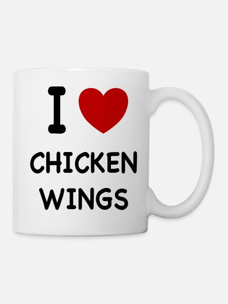 Chicken Wings - Tasse - Weiß