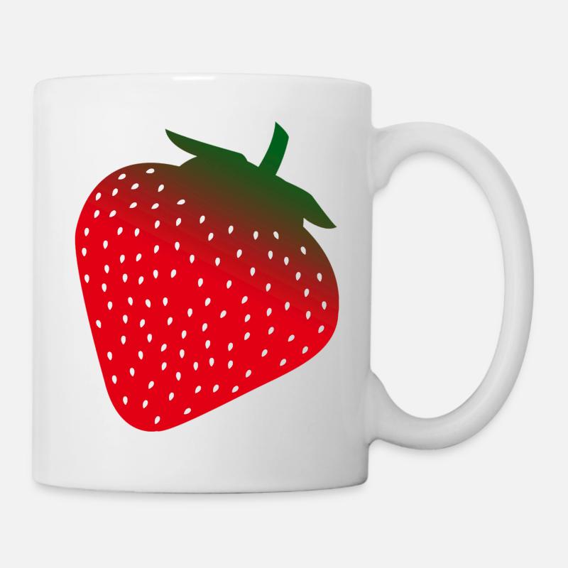 Strawberry - Tasse - Weiß