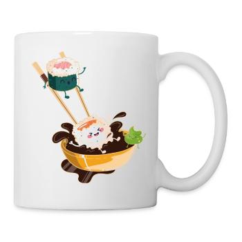 Sushi Anime I Japanese Food I Kawaii Sushi - Mug blanc - blanc - Droite