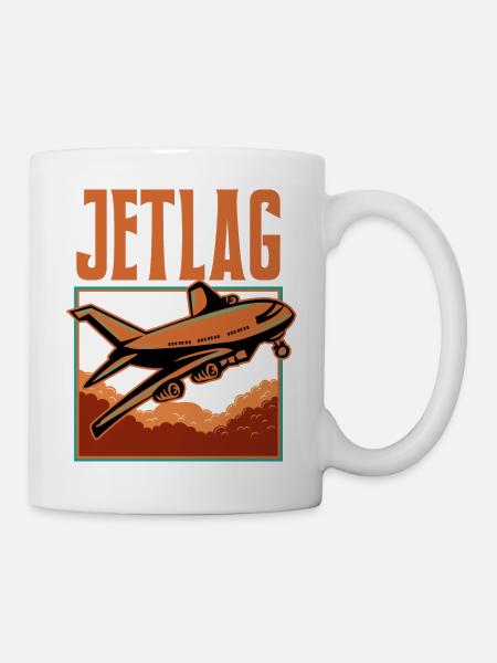 Jetlag Jet Lag - Tasse - Weiß