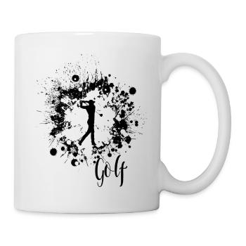 Golfer | Golfspieler | Golf | Lustige Golf - Tasse - Weiß - Rechts