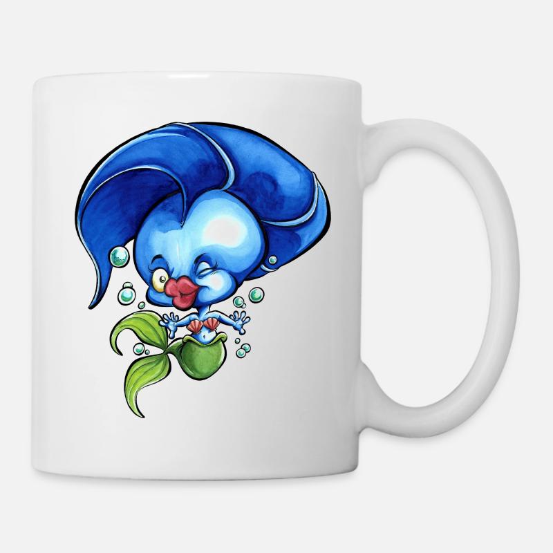 Petite Sirène "Jeem Créations" - Mug blanc - blanc