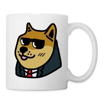 Business-Doge - Tasse - Weiß - Rechts