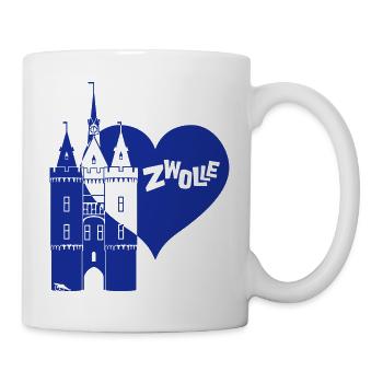 Sassenpoort Zwolle 1 - Tasse - Weiß - Rechts