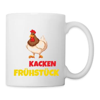 Ich liebe Hühner Huhn Hühnerhaltung - Tasse - Weiß - Rechts