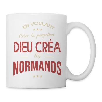 normand cadeau fierté Normandie tshirt normand - Mug blanc - blanc - Droite