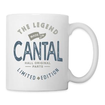 cantal, auvergnat, cantalou fier cantalien - Mug blanc - blanc - Droite