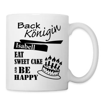 Backmeisterin Isabell - Tasse - Weiß - Rechts