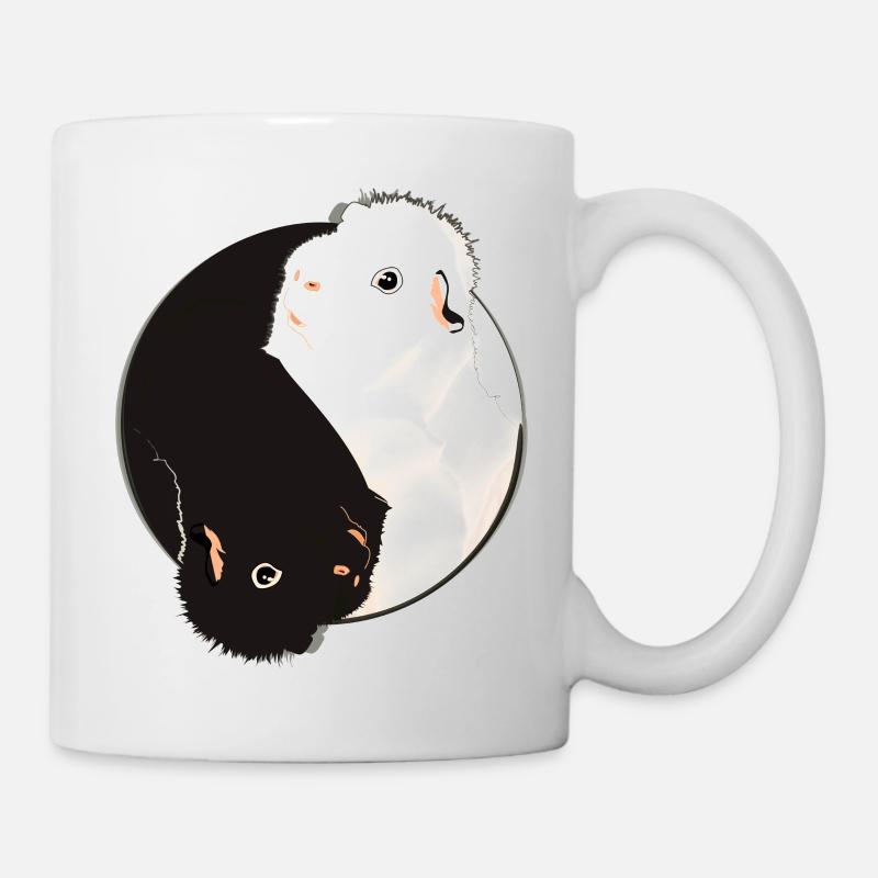 Yin & Yang cobaye - Mug blanc - blanc