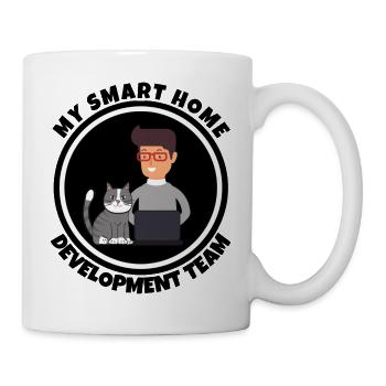 Smart Home Team Development Chat Amoureux des chats - Mug blanc - blanc - Droite