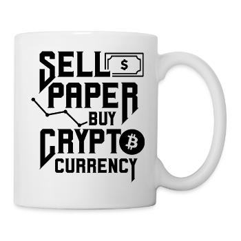 Cryptowährung Crypto Trader Kryptowährung Krypto - Tasse - Weiß - Rechts