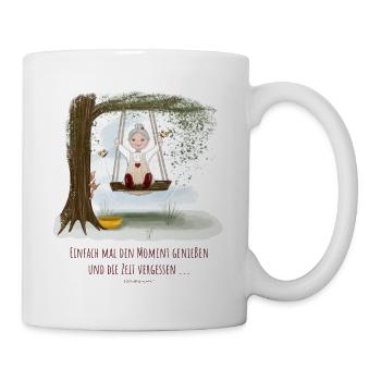 Focusine Klang - Klangschale - Moment genießen - Tasse - Weiß - Rechts
