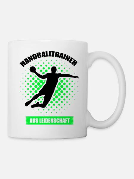 Beste Handballtrainerin der Welt - Tasse - Weiß